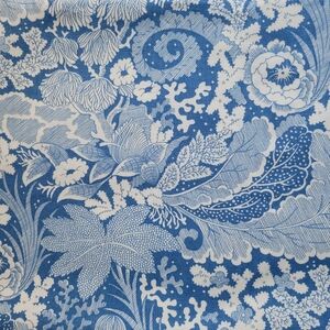 Waverly Shady Lane Fabric Blue And White